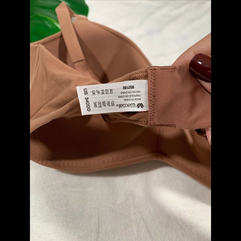 NEW Wacoal How Perfect No-Wire Contour Bra in Cove [SZ 34DDD US]‎ - Picture 8 of 13